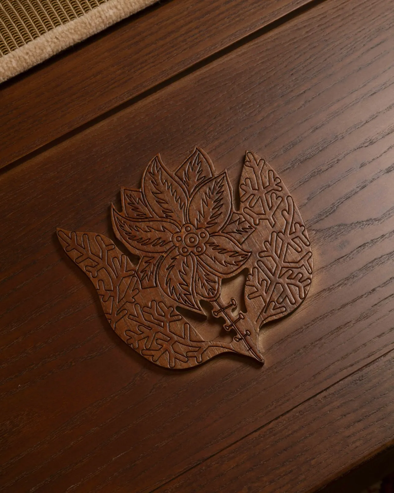 Saint Roch, carved wood